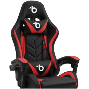 Delight BMD1115RD Gaming szék RGB világítással (fekete-piros) #2