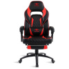 Spirit of Gamer Mustang lábtartós Gamer szék (fekete-piros) #2