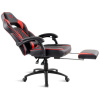 Spirit of Gamer Mustang lábtartós Gamer szék (fekete-piros) #5