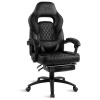 Spirit of Gamer Mustang lábtartós Gamer szék (fekete) #1