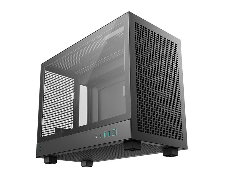 DeepCool CH160 Plus ház hőkezelt üveg oldallappal (fekete) #2