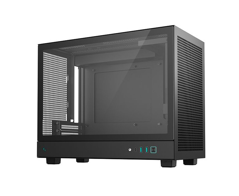DeepCool CH160 Plus ház hőkezelt üveg oldallappal (fekete) #3