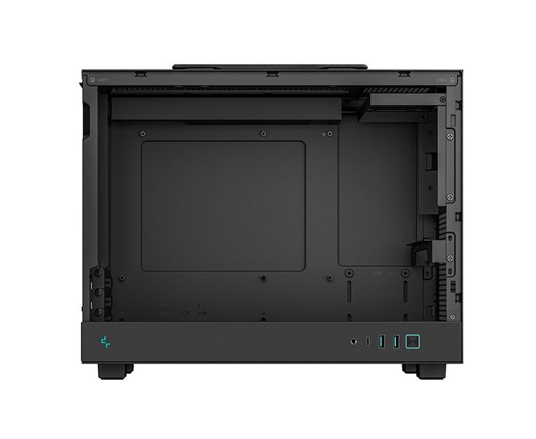 DeepCool CH160 Plus ház hőkezelt üveg oldallappal (fekete) #5