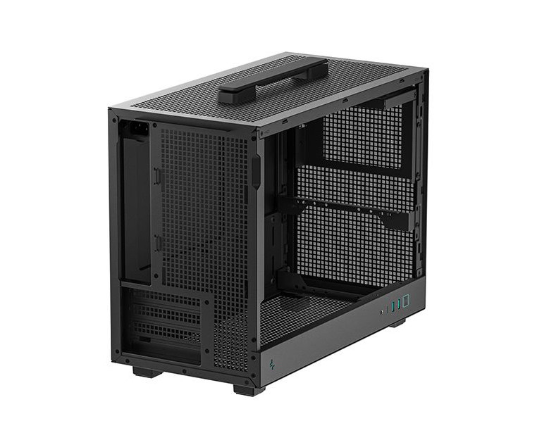 DeepCool CH160 Plus ház hőkezelt üveg oldallappal (fekete) #7