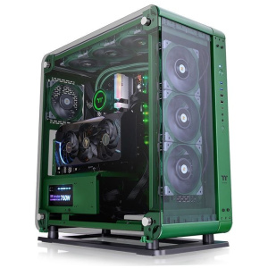 Thermaltake Core P6 TG ház üveg oldallappal (zöld) #1
