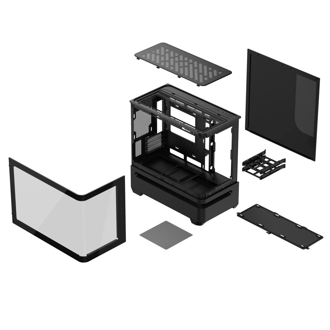 Asus Prime AP202 microATX ARGB ház (fekete) #8
