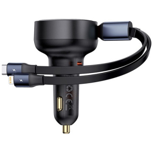 Baseus Enjoyment Pro autós gyorstöltő 60W, automata behúzós kábellel #2