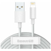 Baseus Lightning - USB töltő- és adatkábel szett 2x1,5m - fehér #1