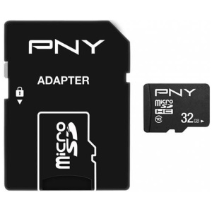 32GB PNY Performance Plus microSD kártya + SD adapter (Class 10) #1
