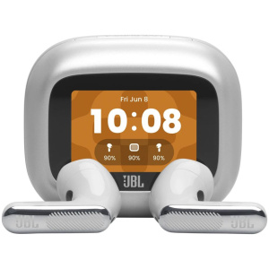 JBL Live Flex 4 Bluetooth fülhallgató (ezüst) #1
