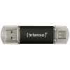 16GB Intenso Twist-Line USB 3.2 (USB-A + USB-C) Pendrive (fekete) #1