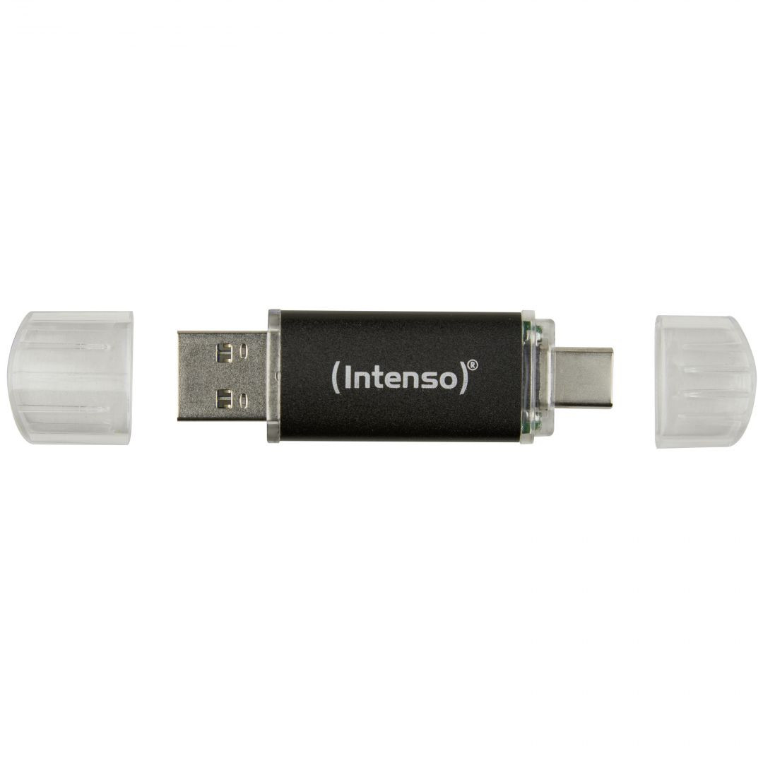 16GB Intenso Twist-Line USB 3.2 (USB-A + USB-C) Pendrive (fekete) #2