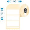 Thermo címke tekercs (40x20mm, 1500 db címke) #1