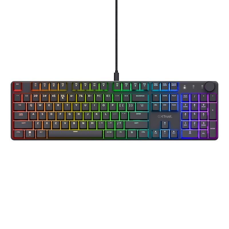 Trust GXT866 Torix mechanikus Gaming billentyűzet - angol kiosztás #1