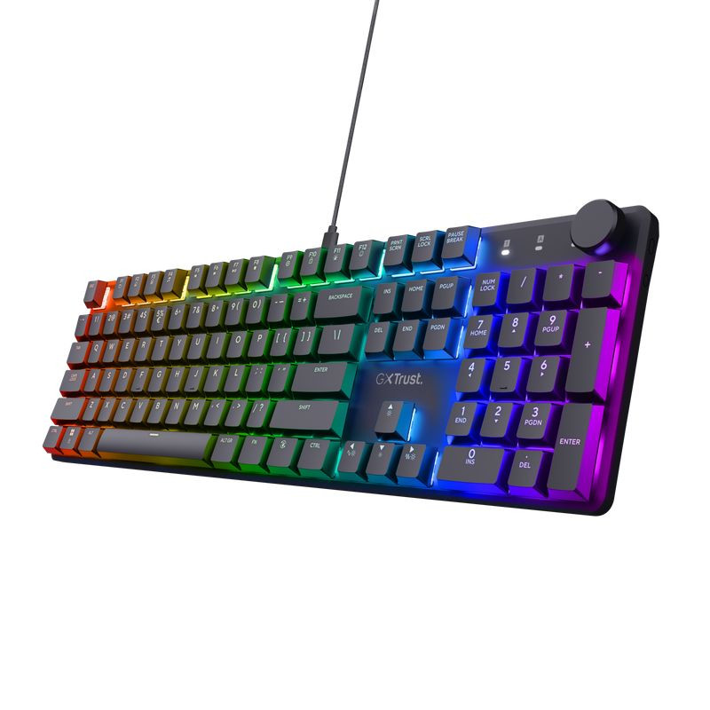 Trust GXT866 Torix mechanikus Gaming billentyűzet - angol kiosztás #2