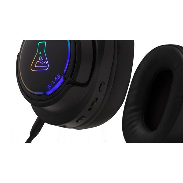 The G-Lab Korp IRIDIUM vezeték nélküli(2,4 GHZ + Bluetooth) Gaming Headset (fekete) #2