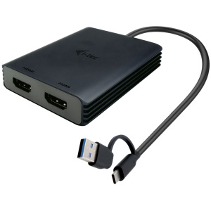 i-tec USB-A/USB-C Dual 4K/60 Hz HDMI elosztó #1