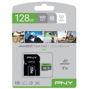 128GB PNY Elite microSD kártya + SD adapter (Class 10) #2