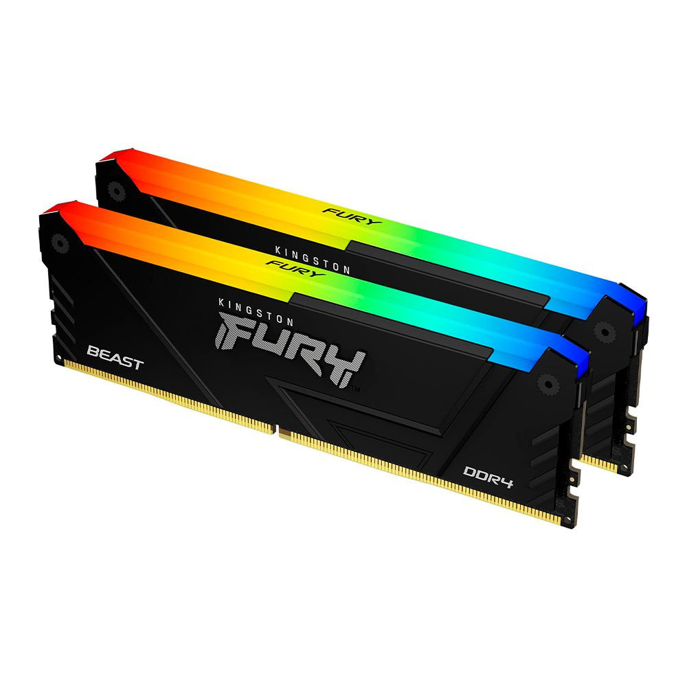 32GB DDR4 3200MHz (PC4-25600) Kingston Dual RAM KIT (Fury Beast Black RGB) 2x16G #1