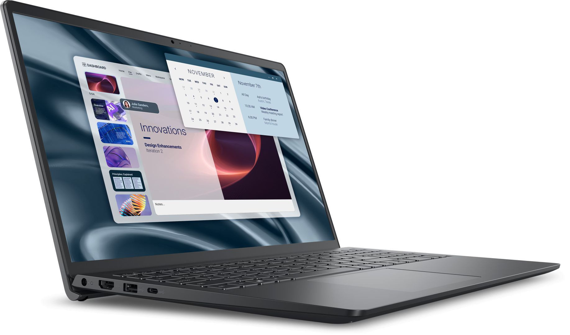 Dell Pro 15 Essential PV15255 notebook (fekete) PV15255_MDO_851_UBU #2