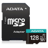 128GB ADATA Premier Pro microSD kártya + SD adapter (UHS-I U3, V30) #1
