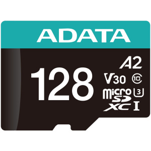 128GB ADATA Premier Pro microSD kártya + SD adapter (UHS-I U3, V30) #2