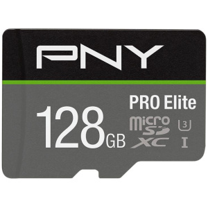 128GB PNY PRO Elite microSD kártya + SD adapter (Class 10) #1