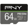64GB PNY PRO Elite microSD kártya + SD adapter (Class 10) #1