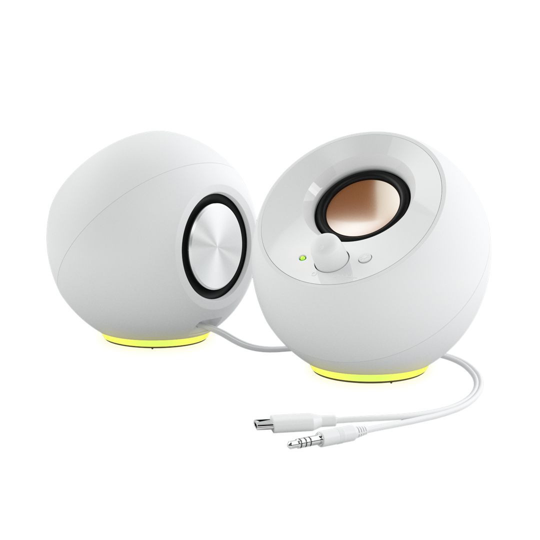 Creative Pebble SE 2.0 USB-C hangfal RGB világítással (fehér) #2