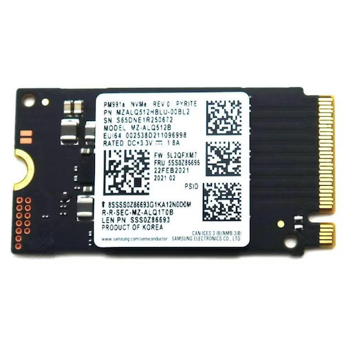 512GB Samsung PM991a NVMe 2242 SSD (PCIe 3.0) (használt) #1