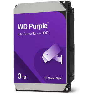 3TB WD Purple - SATA3 HDD 128MB - WD34PURZ #1