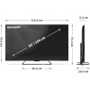 55" Sharp 4K Ultra HD 144Hz QLED Google TV (55HR7265E) #7