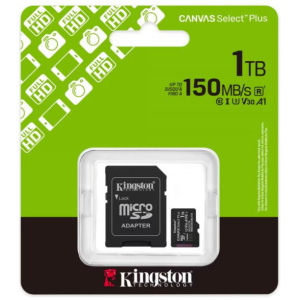 1TB Kingston Canvas Select Plus G3 microSD kártya + SD adapter (Class 10) #2