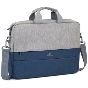 RivaCase 7532 Anti-theft notebook táska 15,6" (szürke - kék) #2