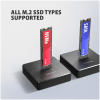 Axagon ADSA-M2C11 NVMe / SATA 10Gbps Dock dokkoló USB-C #3