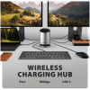 Axagon HMC-WL9 Type-C 10Gbps 9-In-1 hub vezeték nélküli töltéssel #2