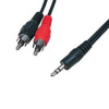 3,5mm Jack - RCA összekötő kábel (M/M) 1m #1