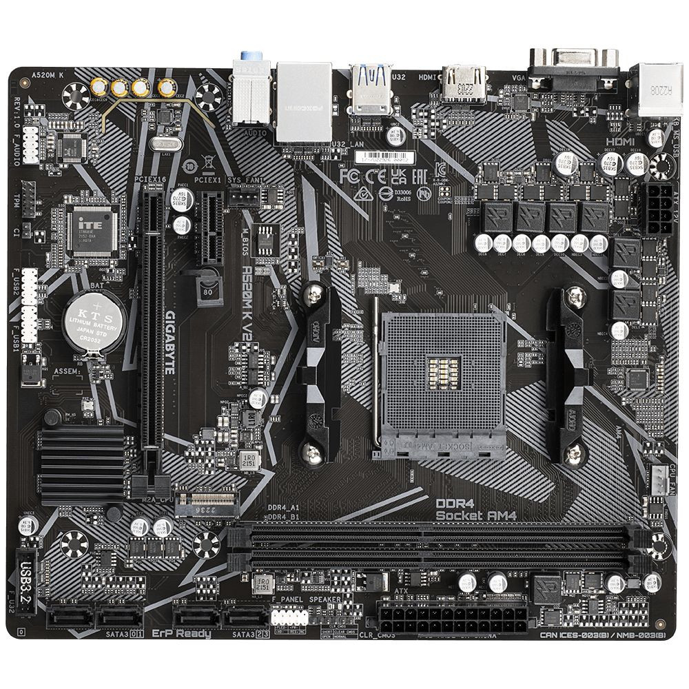 Gigabyte A520M K V2 alaplap #3
