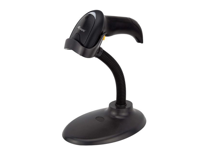 Equip lézeres vonalkódolvasó (USB), állvánnyal #1