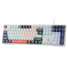 Redragon Trundle K668 mechanikus Gaming billentyűzet (Red switch) - fehér #2