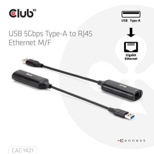 Club3D USB Type-C - UTP 5G Ethernet adapter #2
