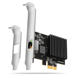 Axagon PCEE-10GR 10Gigabit PCIe x1 Realtek PXE w. SP & LP hálókártya #1